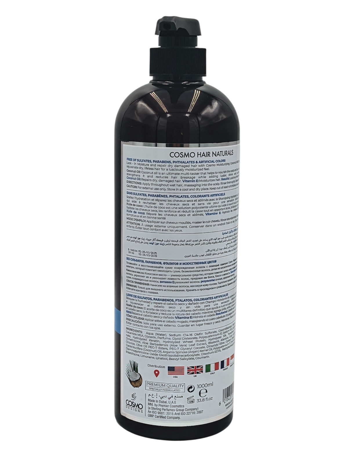 Coconut Milk Shampoo 1000ml