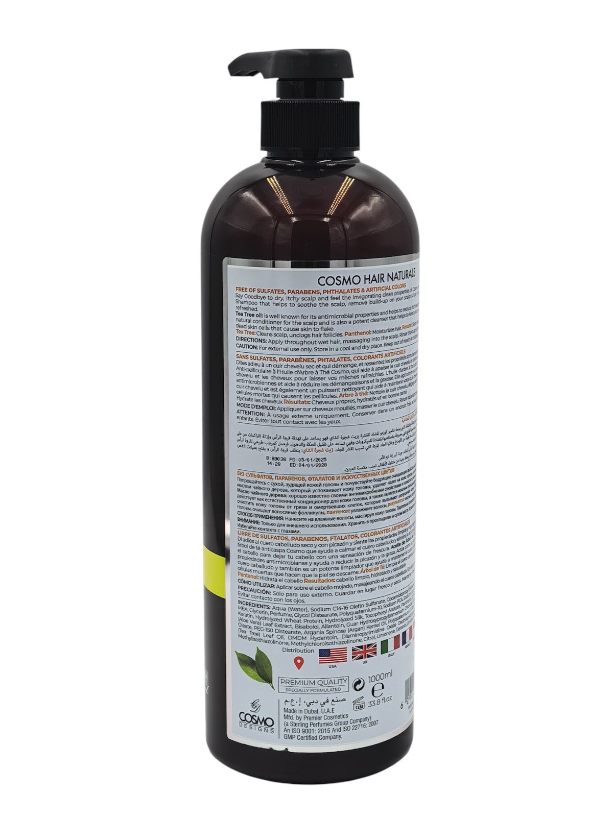 Anti - Dandruff Tea Tree Oil Shampoo 1000ml